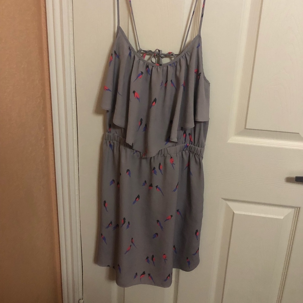 Lavender printed dress